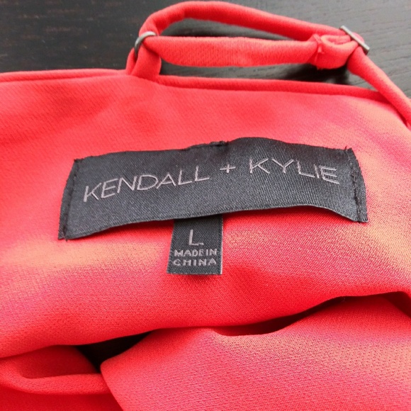 Kendall + Kylie orange Bandeau Top - Picture 4 of 4